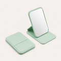 Mini Miroir de Poche Pliable Vert — Format Voyage