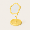 Miroir de Bureau Fleur Jaune — Design Créatif