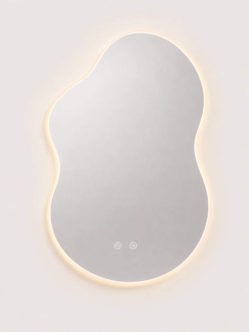 Miroir de Salle de Bain LED — Silhouette Nuage
