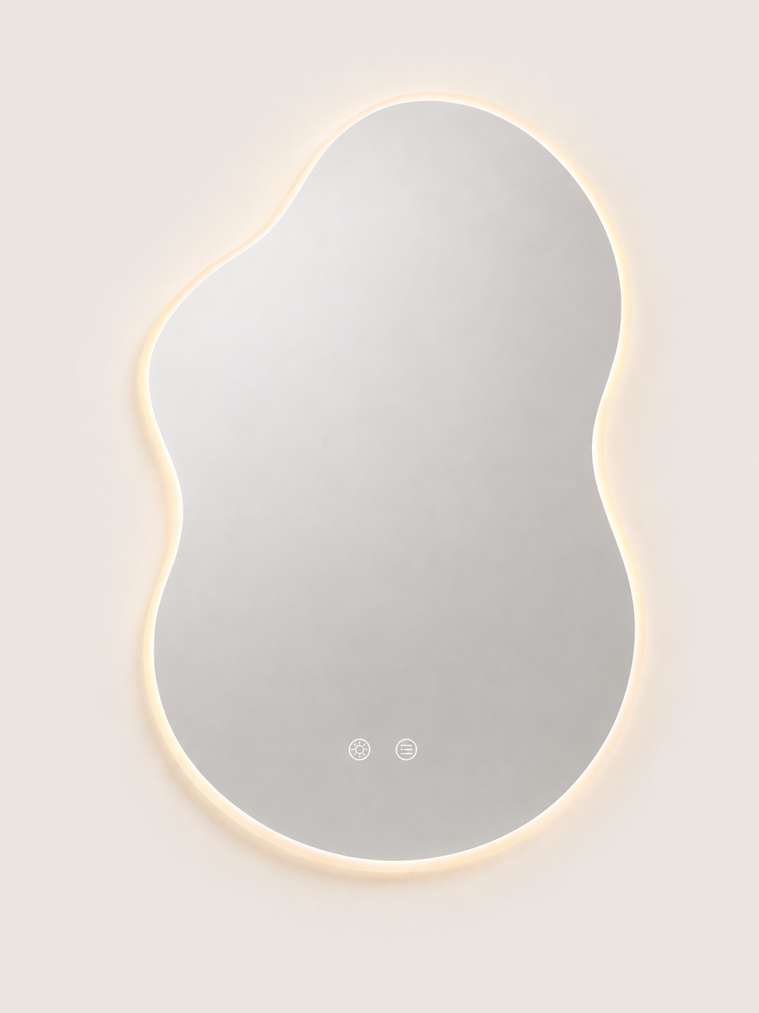 Miroir de Salle de Bain LED — Silhouette Nuage
