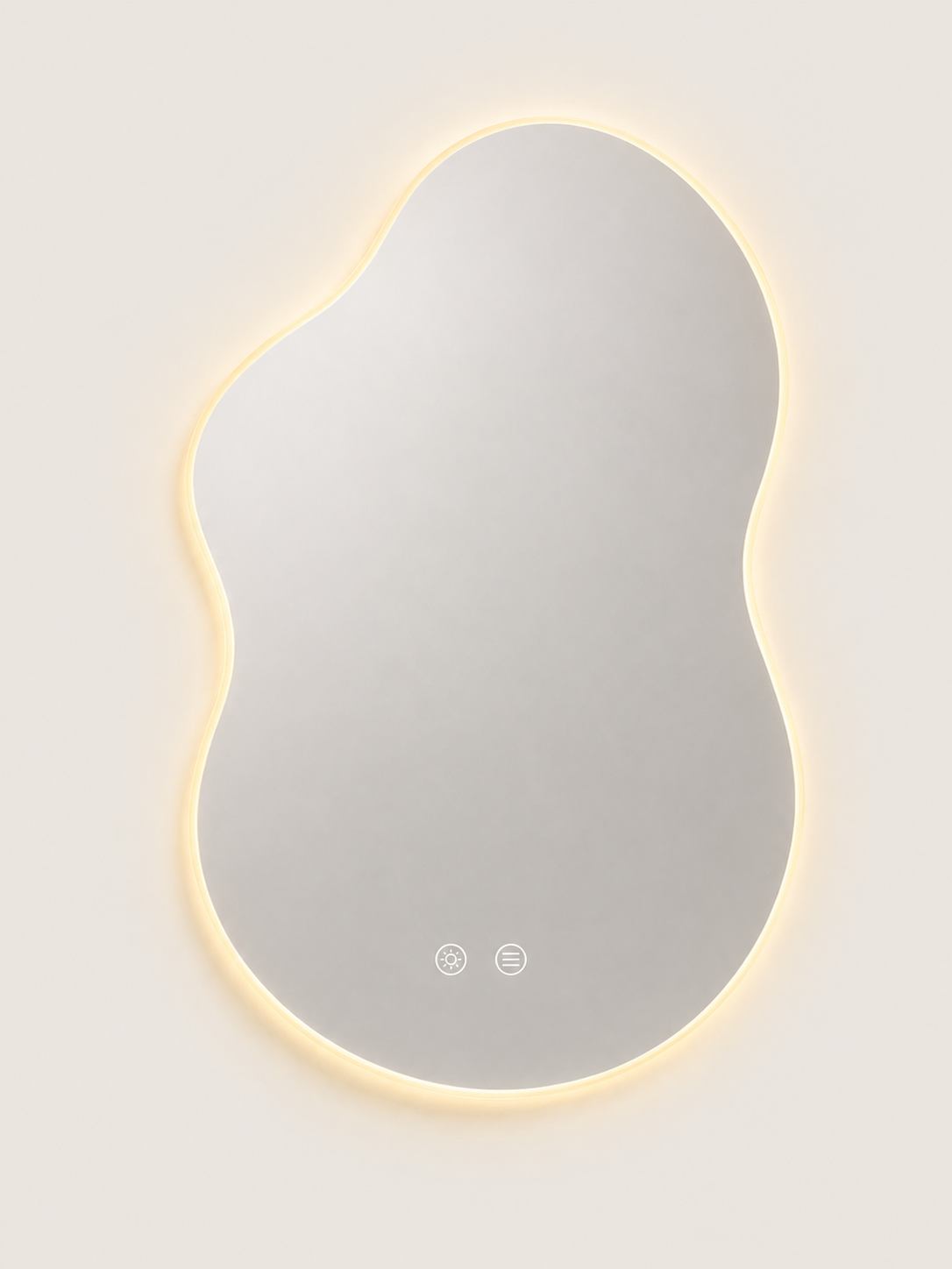 Miroir de Salle de Bain LED — Silhouette Nuage