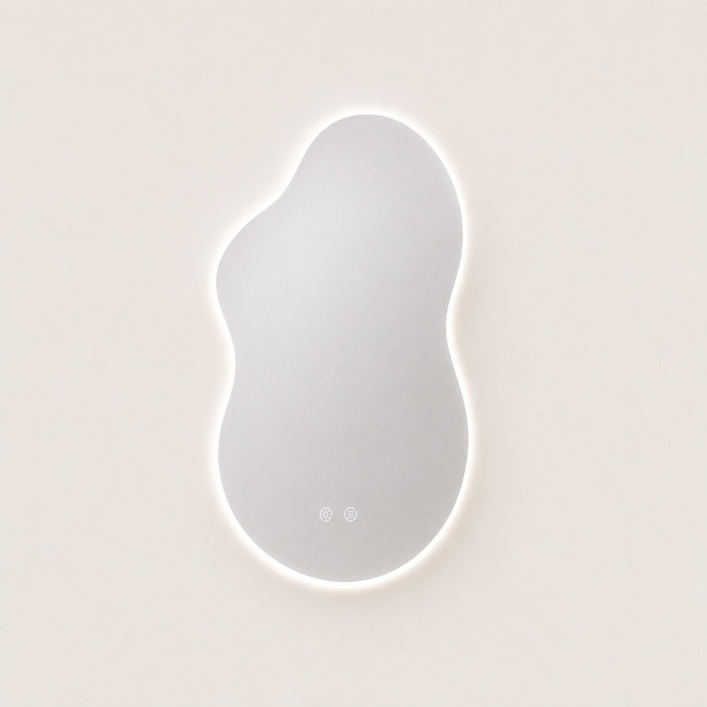 Miroir de Salle de Bain LED — Silhouette Nuage