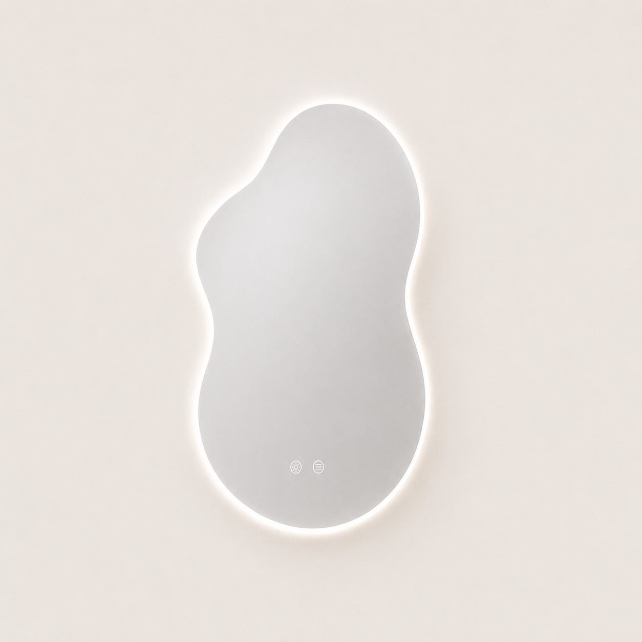 Miroir de Salle de Bain LED — Silhouette Nuage