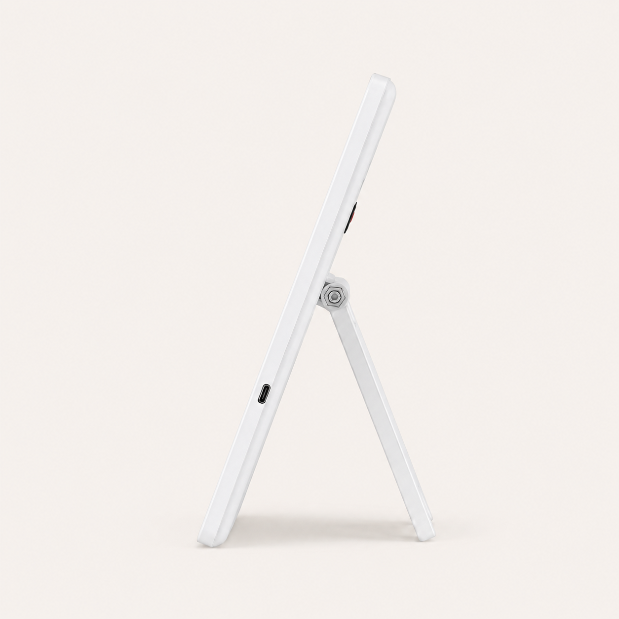 Miroir de Maquillage LED Blanc— Support Pliable USB