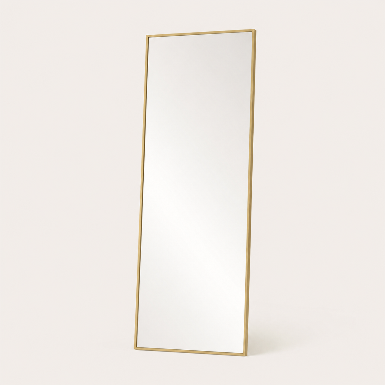 Miroir Pleine Longueur Or — Cadre Métal Minimaliste