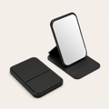 Mini Miroir de Poche Pliable Noir — Format Voyage