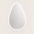 Miroir de Salle de Bain LED — Silhouette Goutte d'Eau