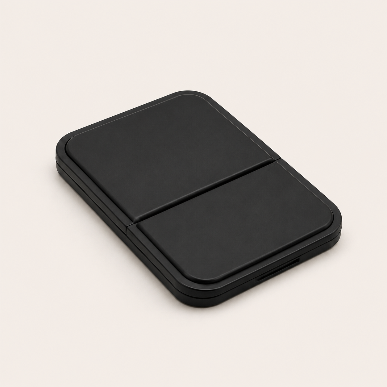 Mini Miroir de Poche Pliable Noir — Format Voyage