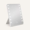 Miroir de Maquillage LED Blanc— Support Pliable USB