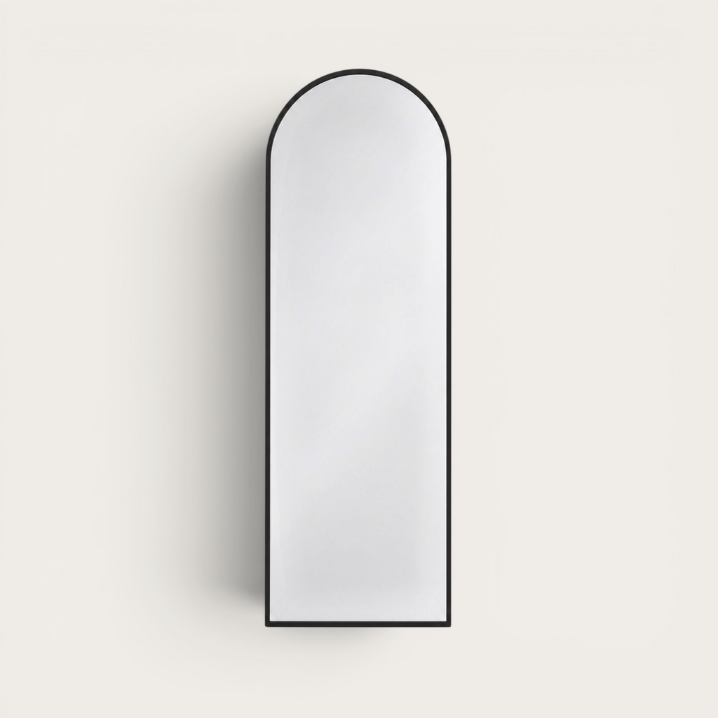 Miroir Pleine Longueur Noir — Arche Élégante