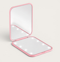 Miroir de poche LED Rose