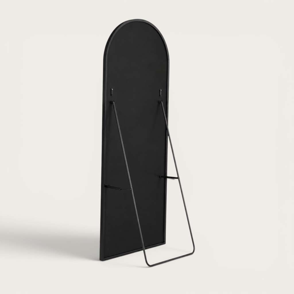 Miroir Pleine Longueur Noir — Arche Élégante