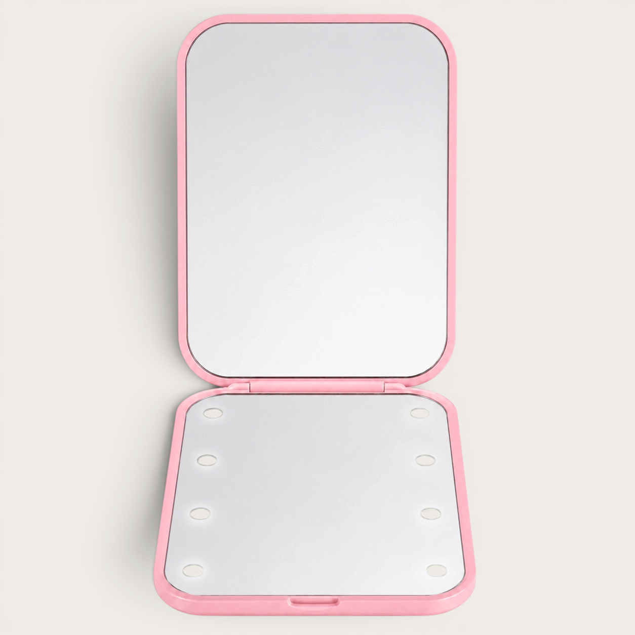 Miroir de poche LED Rose