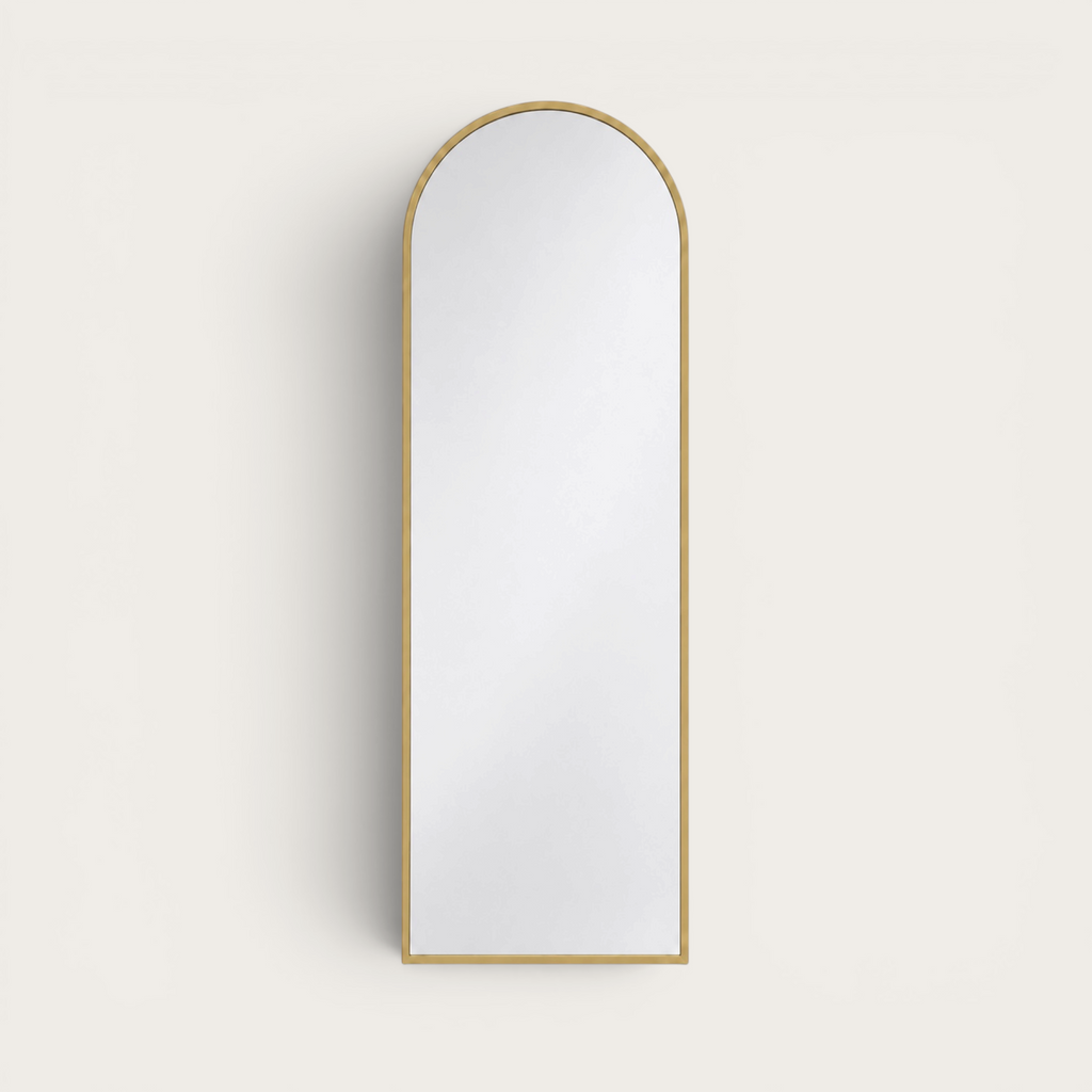Miroir Pleine Longueur Comanlai  Or— Arche Élégante