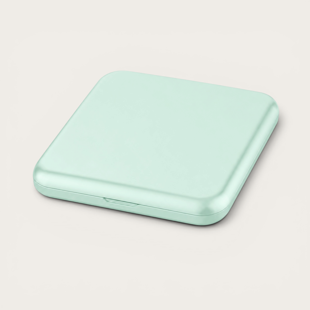 Miroir de poche LED Vert Menthe